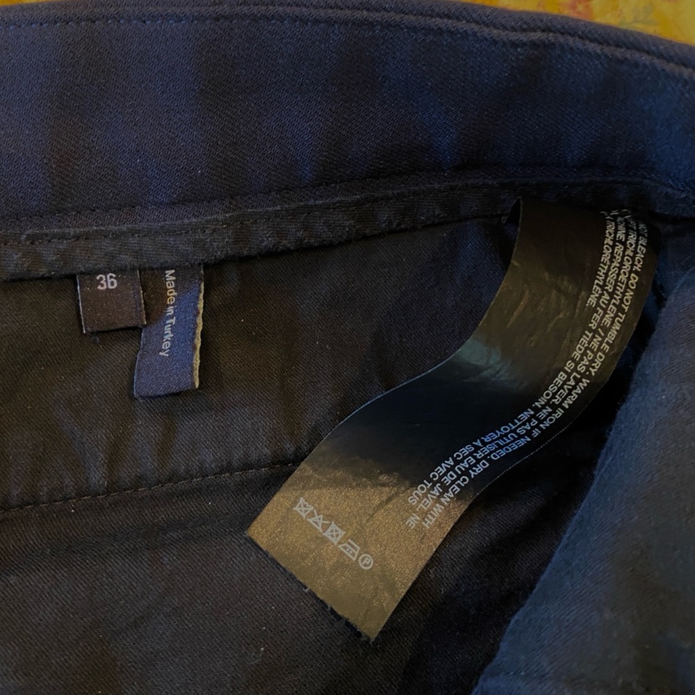 Theory Men's Navy Dress Pants Preowned Size 36x30 Length Has Been Altered. - Picture 3 of 4